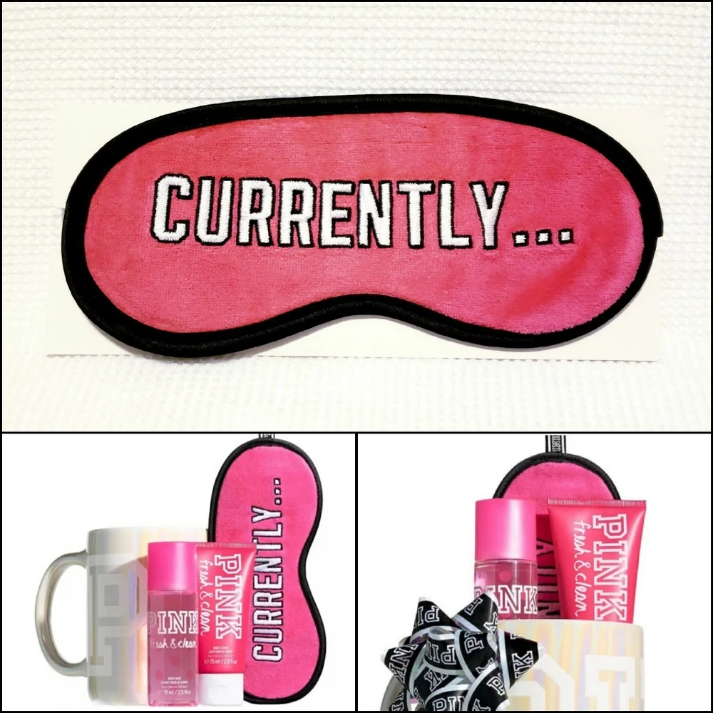 2017 Victoria's Secret PINK Terrycloth Pink/Black 